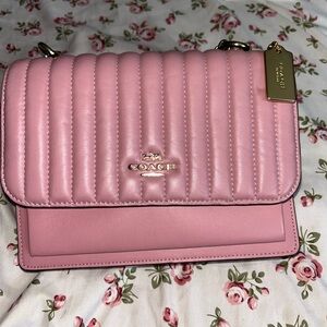 Coach Pink Quilted Women's Bag